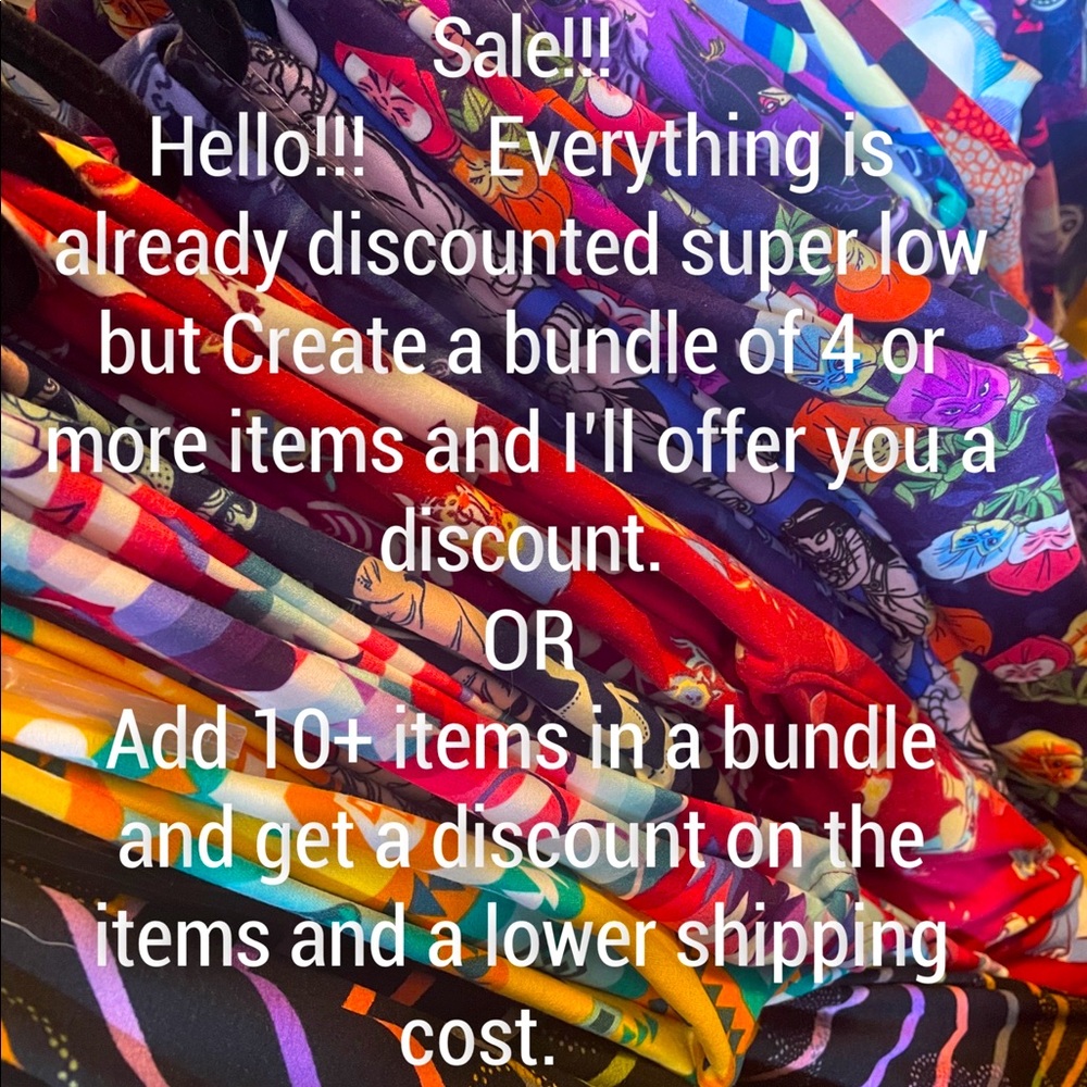 Create a bundle and I’ll make an offer! 💖